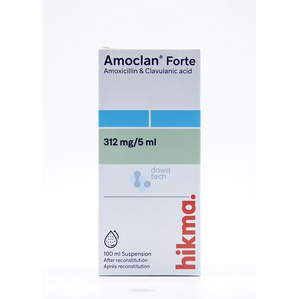 AMOCLAN 312MG FORTE/100ML SUSP