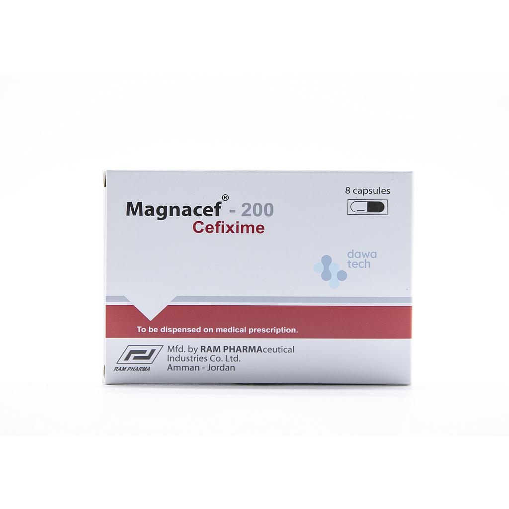 MAGNACEF 200MG 8CAP