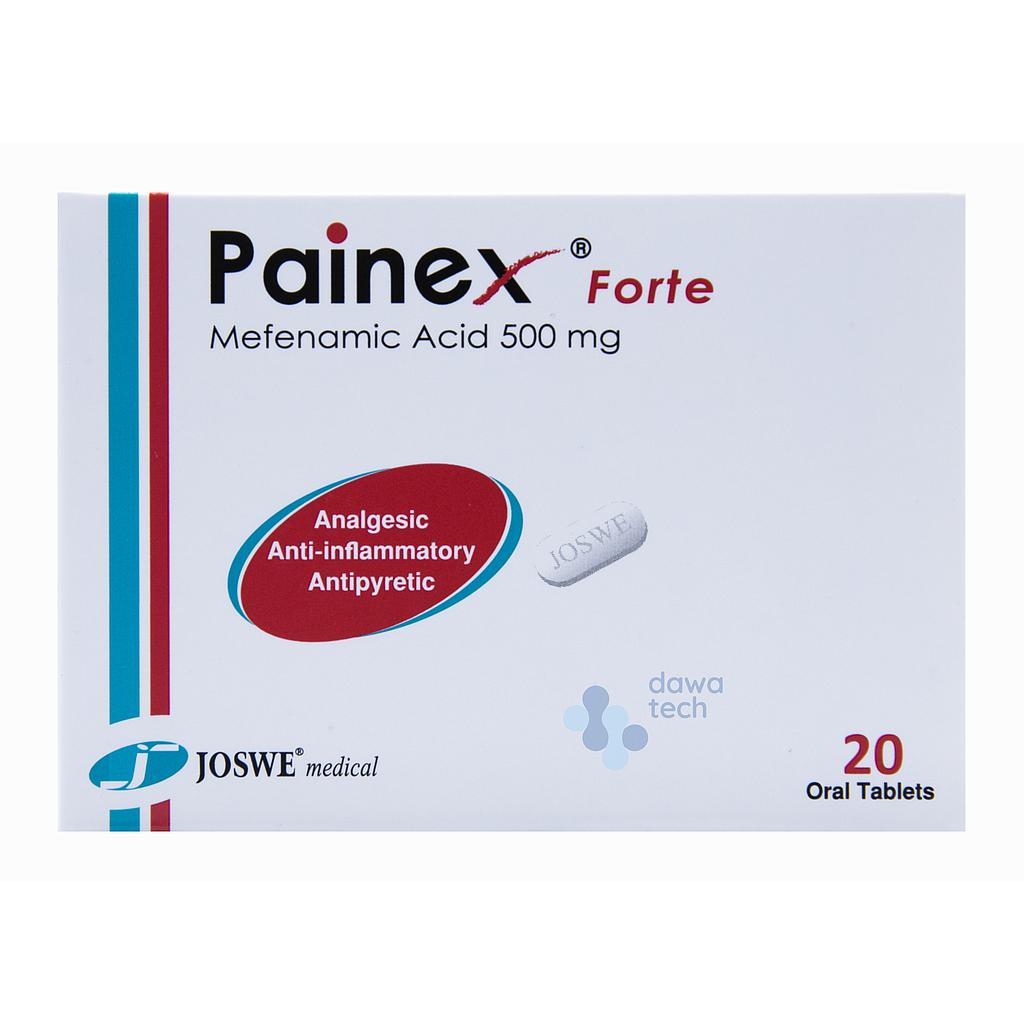 PAINEX FORTE 500 MG 20 CAP
