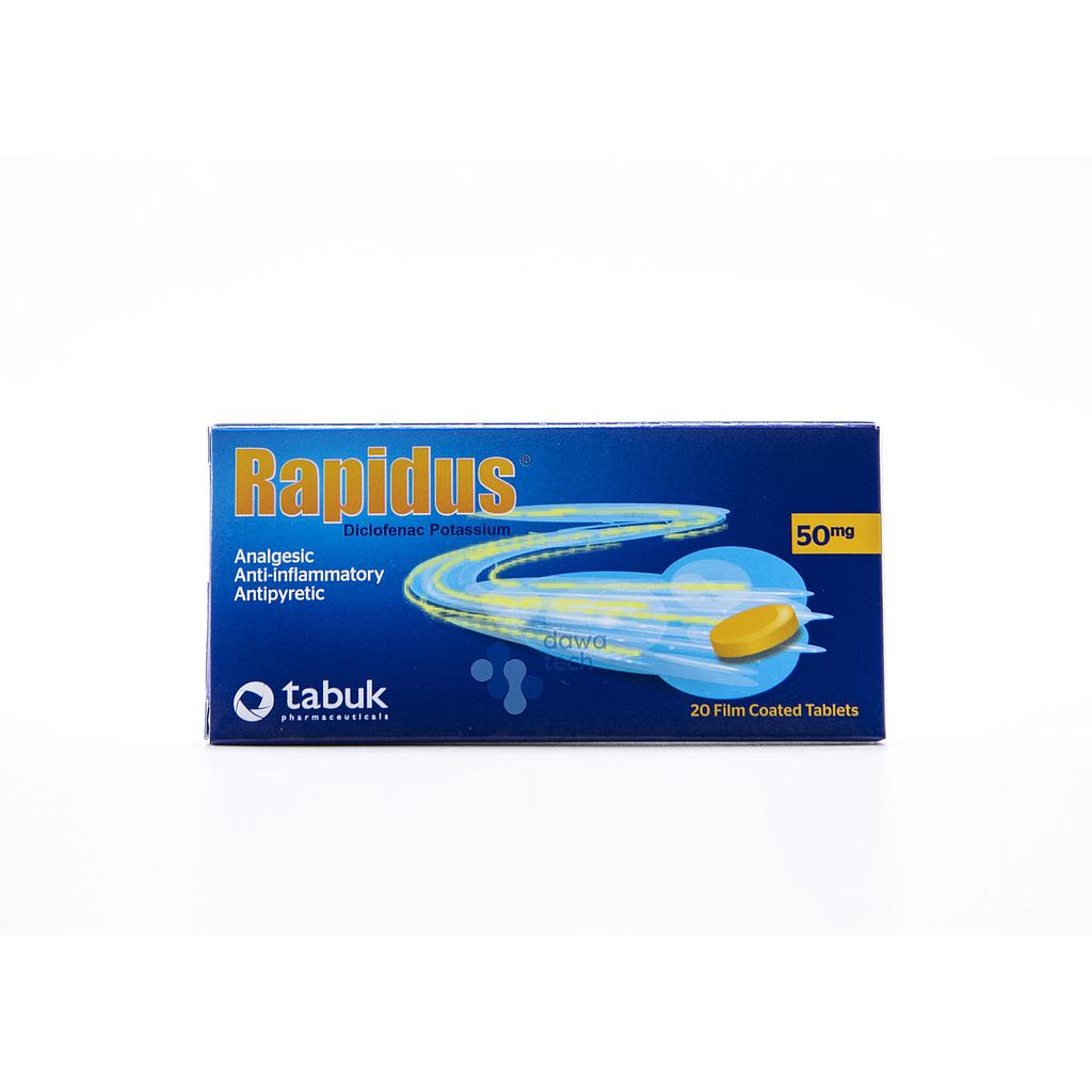 RAPIDUS 50MG 20TAB
