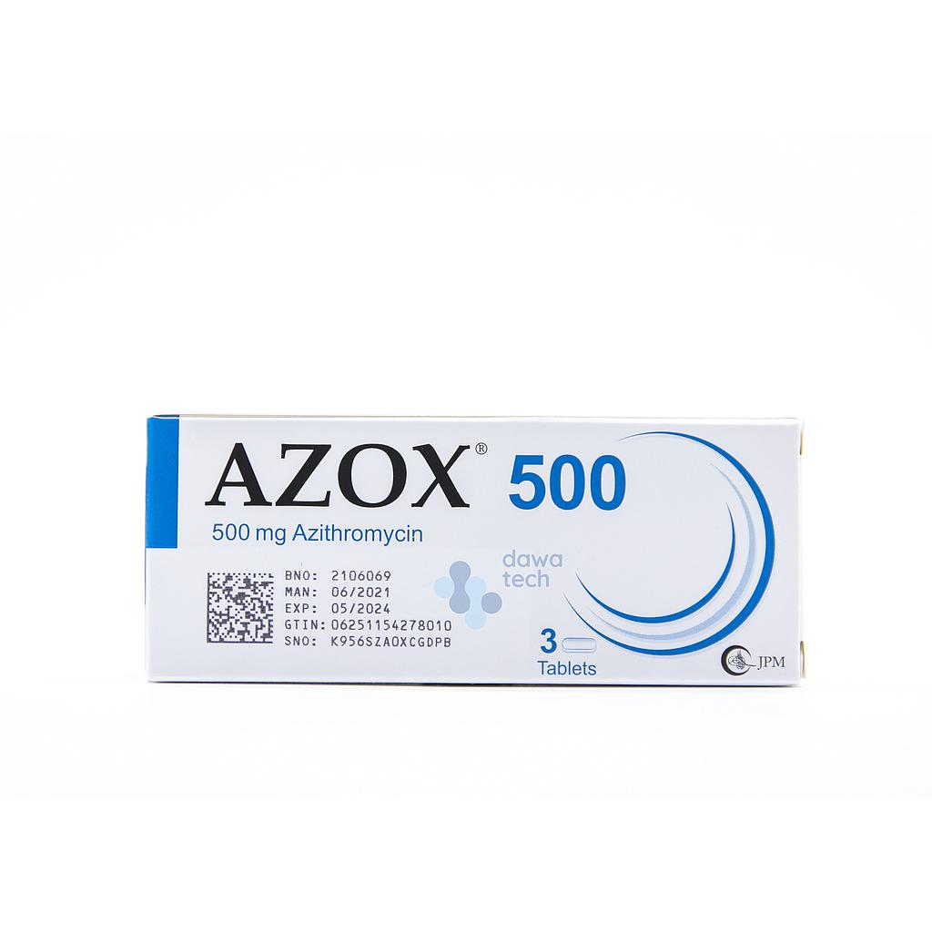 AZOX 500 MG 3 TAB