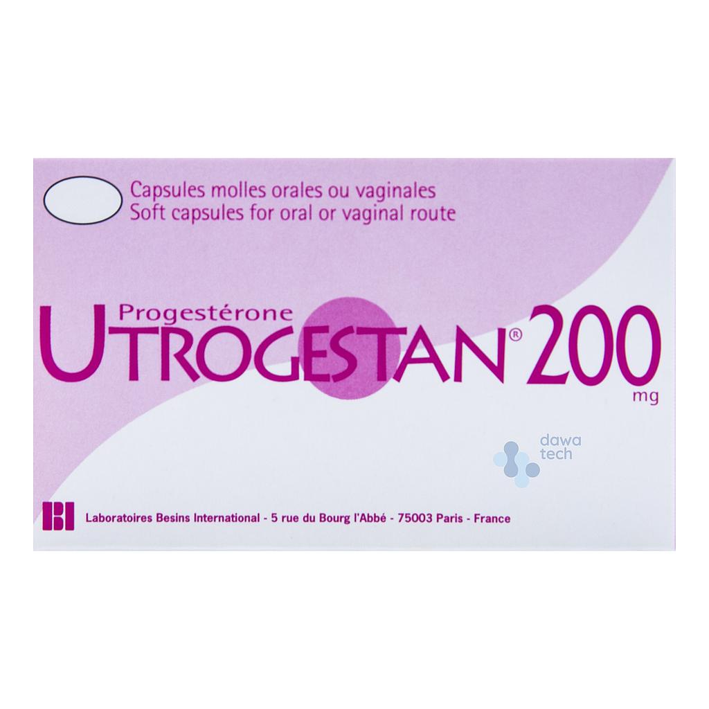 UTROGESTAN 200MG 15CAP