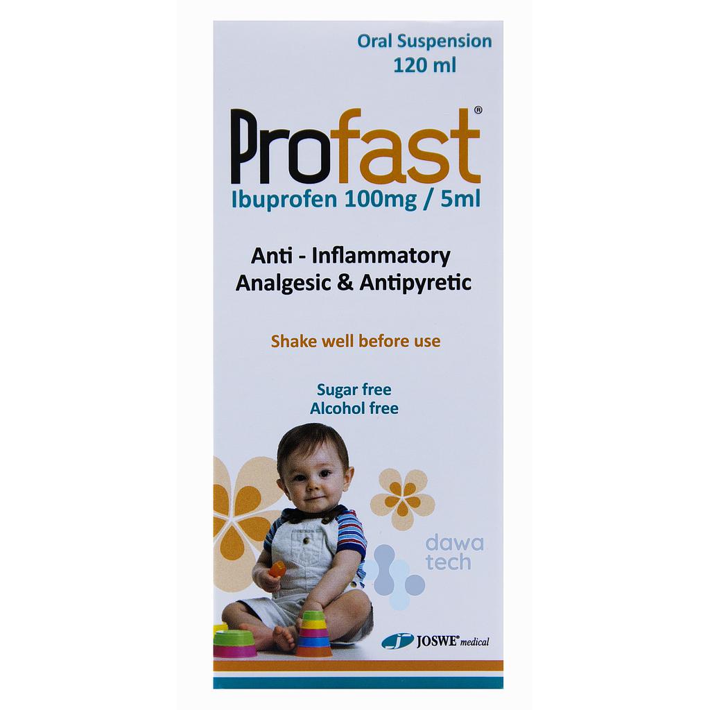 PROFAST SUSP 120ML (100MG/5ML)