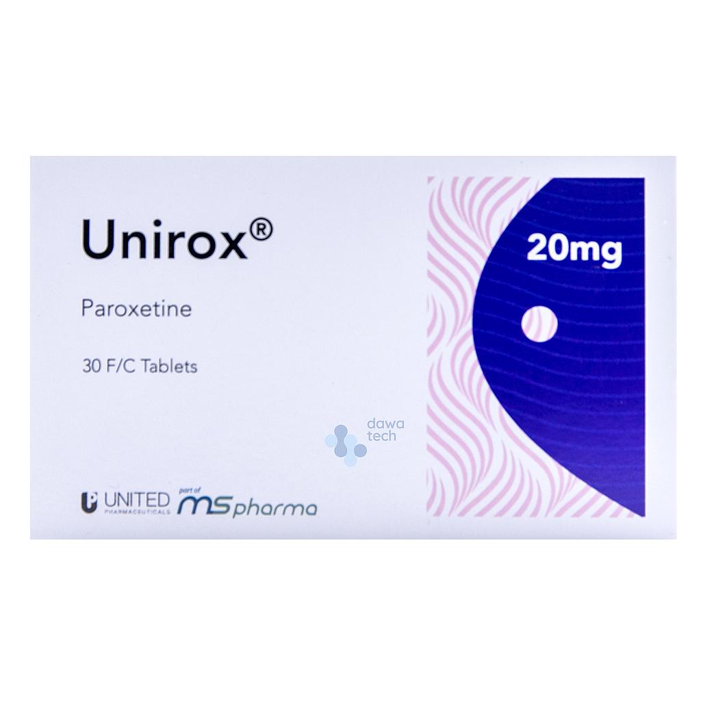 UNIROX 20 MG 30 TAB
