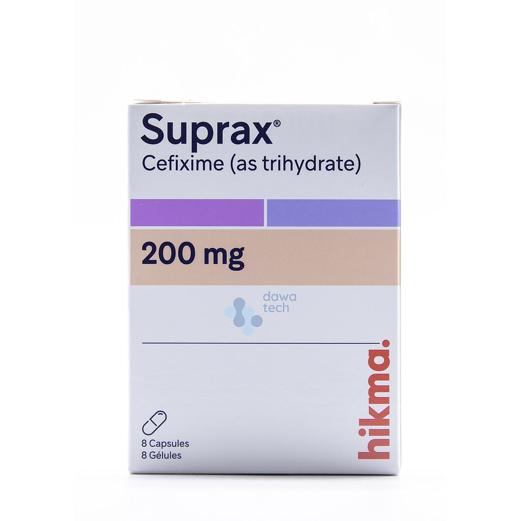 SUPRAX 200MG 8CAP