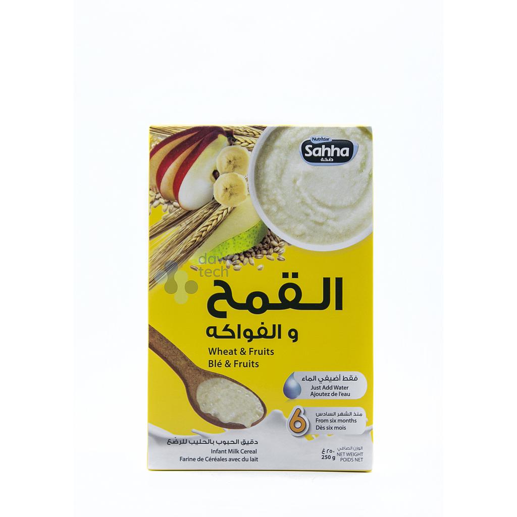 SAHHA FRUITS W/WHEAT 250GM C